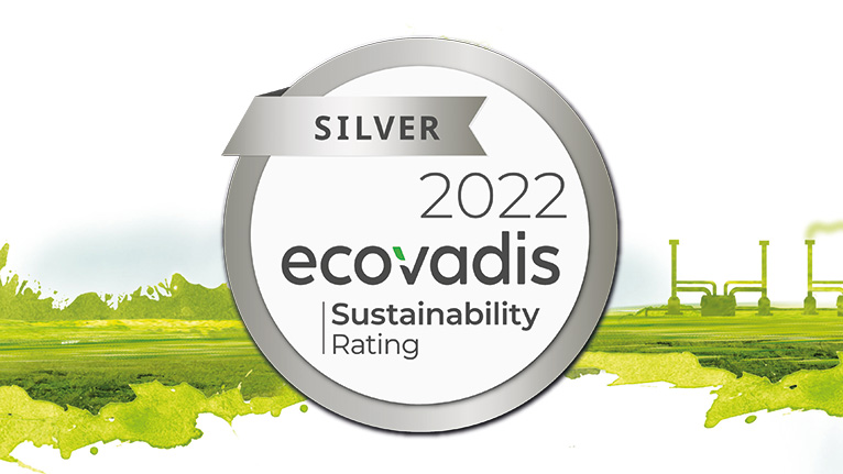 Silber-Status beim CSR-Rating von EcoVadis