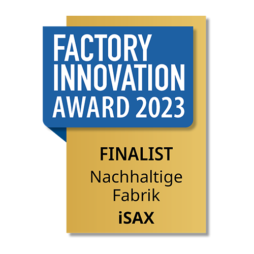 Siegel Finalist beim Factory Innovation Award 2023
