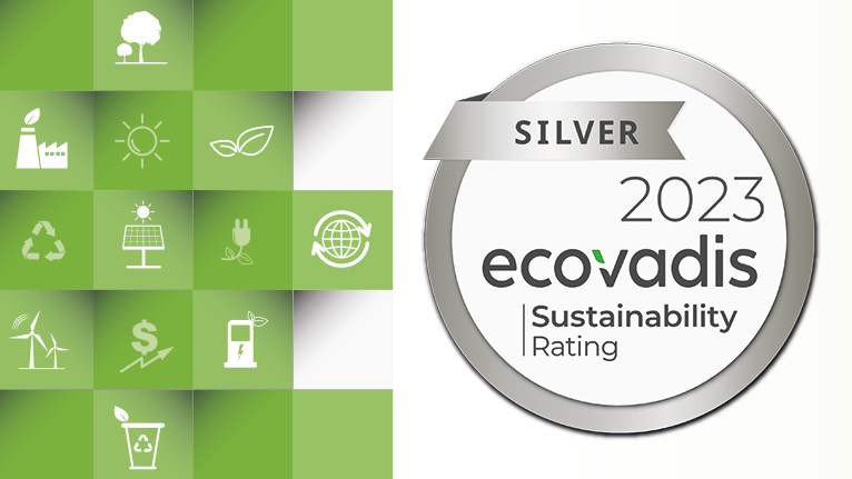 Erneut Silber-Status beim EcoVadis-Rating 2023