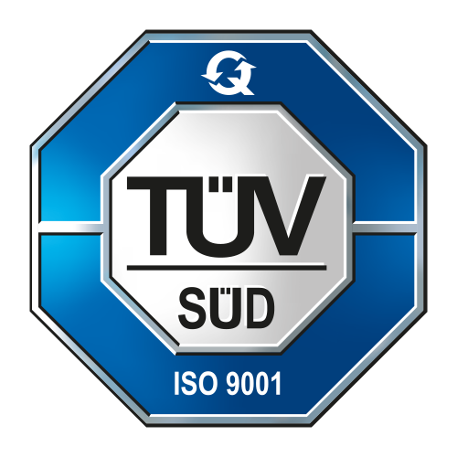 Prüfzeichen TÜV Süd ISO 9001