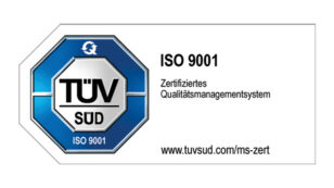 TÜV-Siegel für ISO 9001