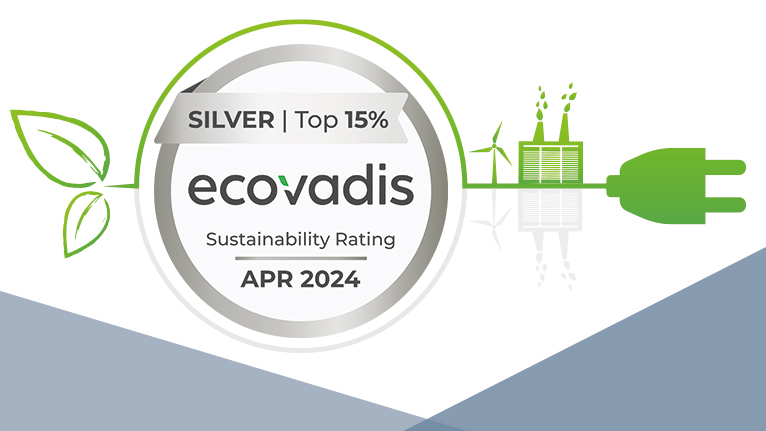 Silver status at EcoVadis 2024