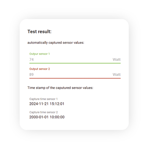 Automatically record measured values with weasl