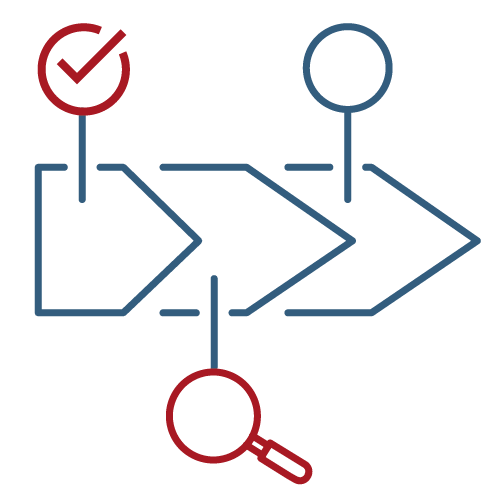 Inline and offline testing for quality assurance in assembly