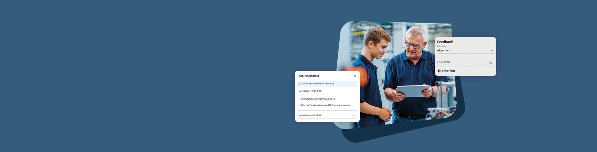 weasl für die Mitarbeiterschulung - Software zur Werkerführung