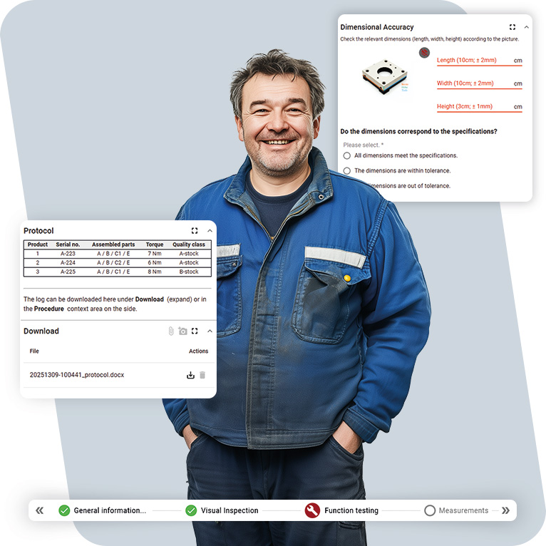 Intelligent worker guidance with weasl